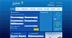 Desktop Screenshot of letenky.vzlietni.sk